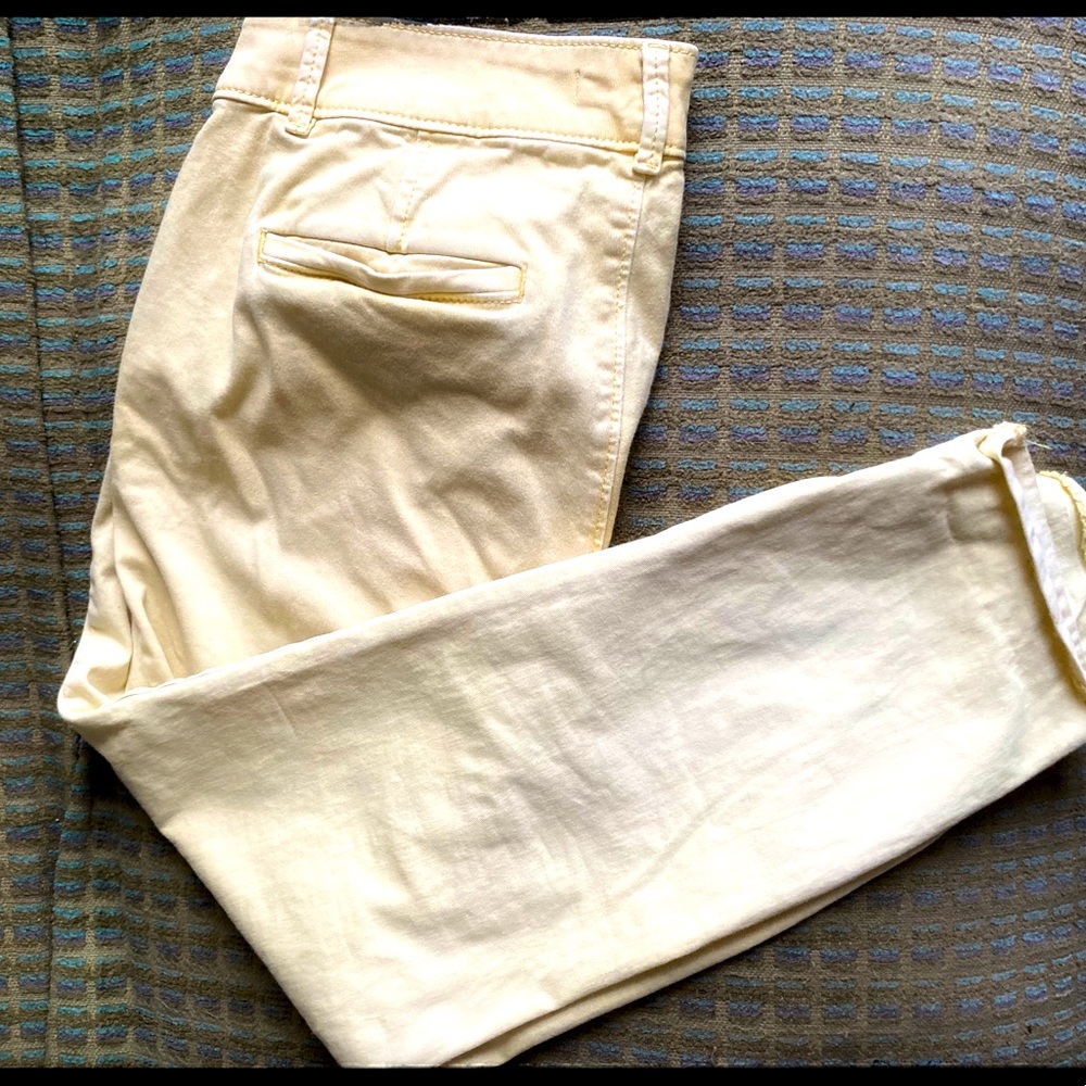 LOFT Buttercup Yellow Trousers